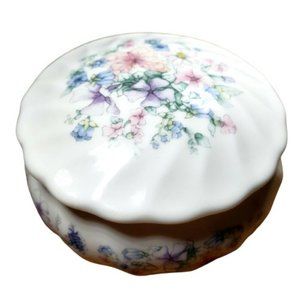 Wedgwood Angela Bone China Round Trinket Box